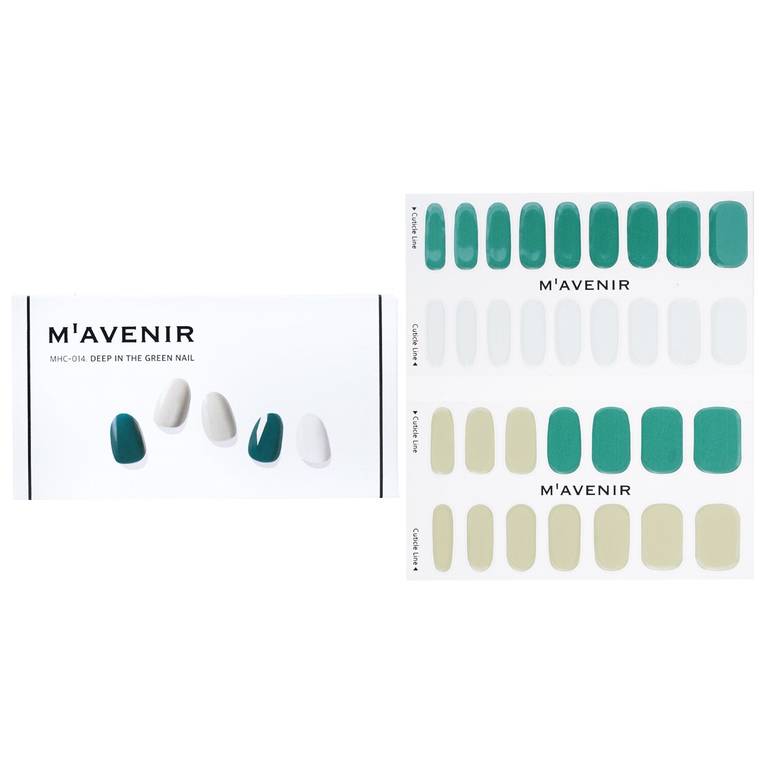 Nail Sticker (Assorted Colour) - # Deep In The Green Nail by Mavenir