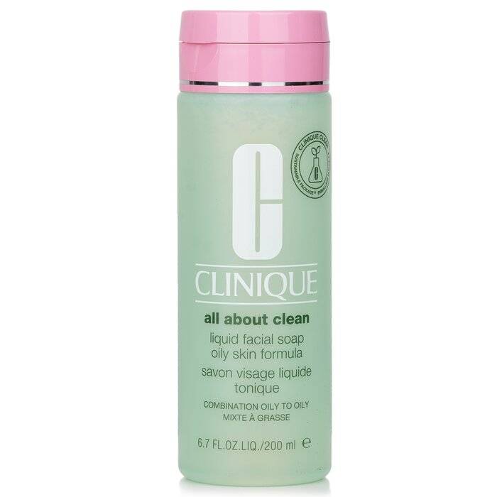 صاوبن سائل للوجه ذو البشرة الزيتية All About Clean - للبشرة المختلطة الزيتية إلى الزيتية 200ml/6.7oz من Clinique
