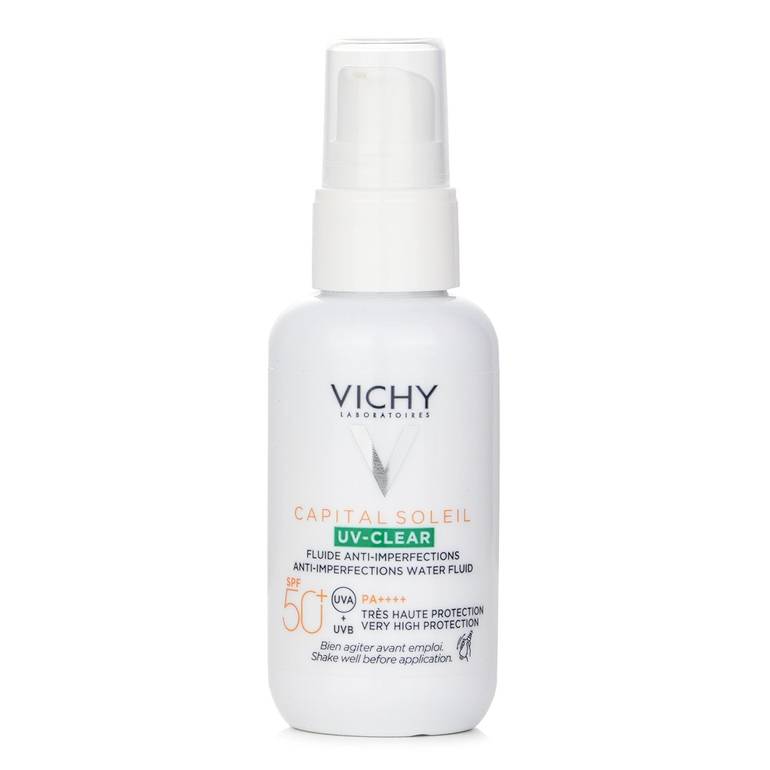 Capital Soleil UV Clear Anti Imperfections Water Fluid SPF 50 (For All Skin Types) من Vichy
