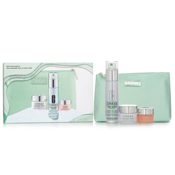 مجموعة خبراء تحسين التون 3pcs+1bag من Clinique