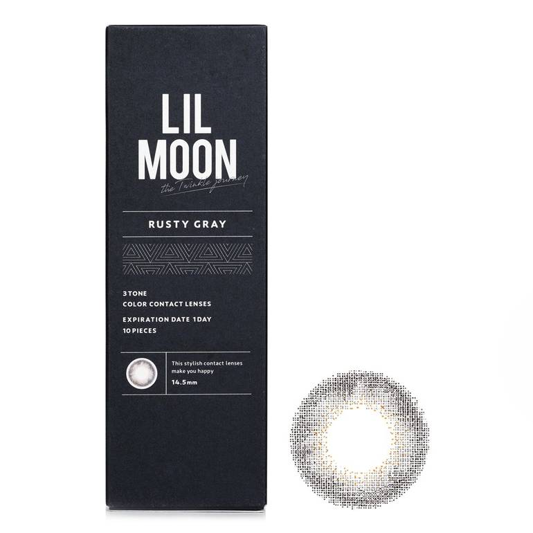 Lilmoon Rusty Gray 1 Day Color Contact Lenses - - 2.50 من Pia