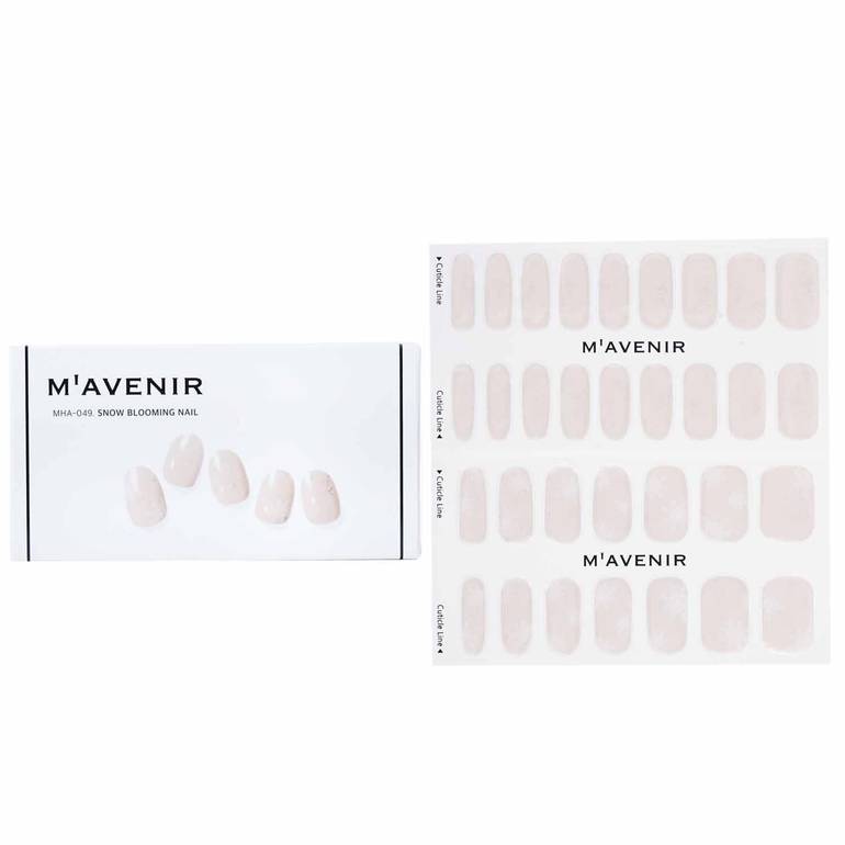ملصق أظافر (أبيض) - # Snow Blooming Nail من Mavenir