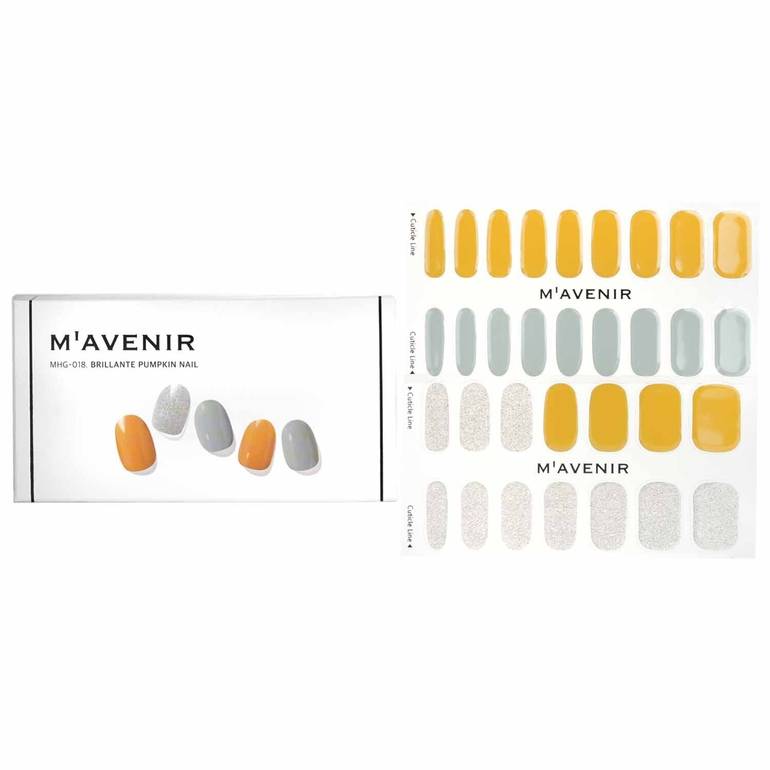 Nail Sticker (Yellow) - # Brillante Pumpkin Nail by Mavenir