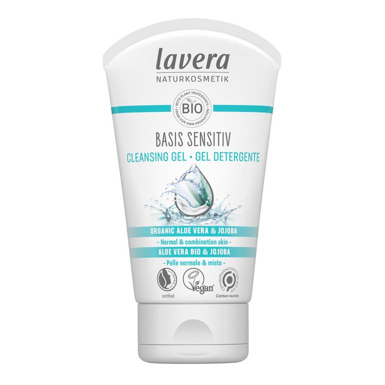 Basis Sensitiv Cleansing Gel - Organic Aloe Vera & Jojoba (For Normal & Combination Skin) by Lavera