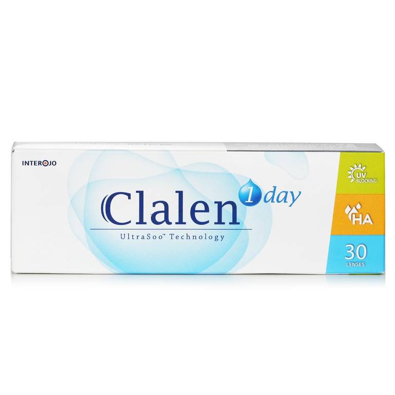 1 Day Ultra-Soo Clear Contact Lenses -1.00 من Clalen