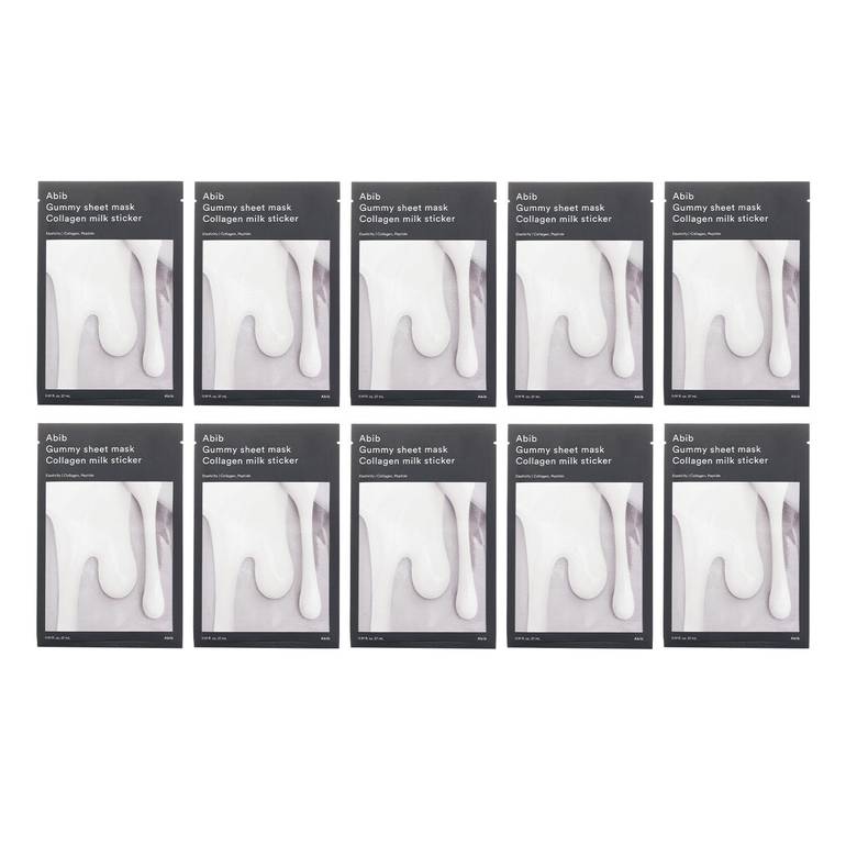 Gummy Sheet Mask Collagen Milk Sticker by Abib