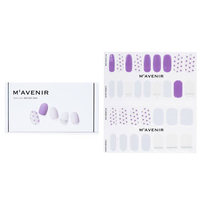 Nail Sticker (Patterned) - # Iris Dot Nail by Mavenir