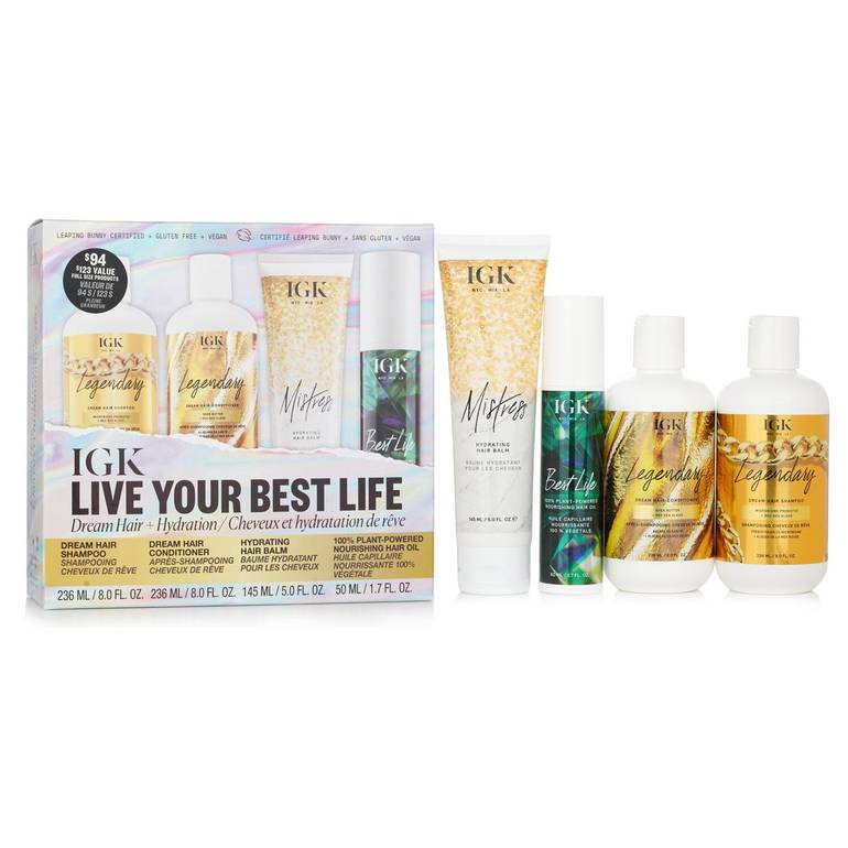 Live Your Best Life - Shampoo, Conditioner, Hair Balm, Hair Oil من IGK