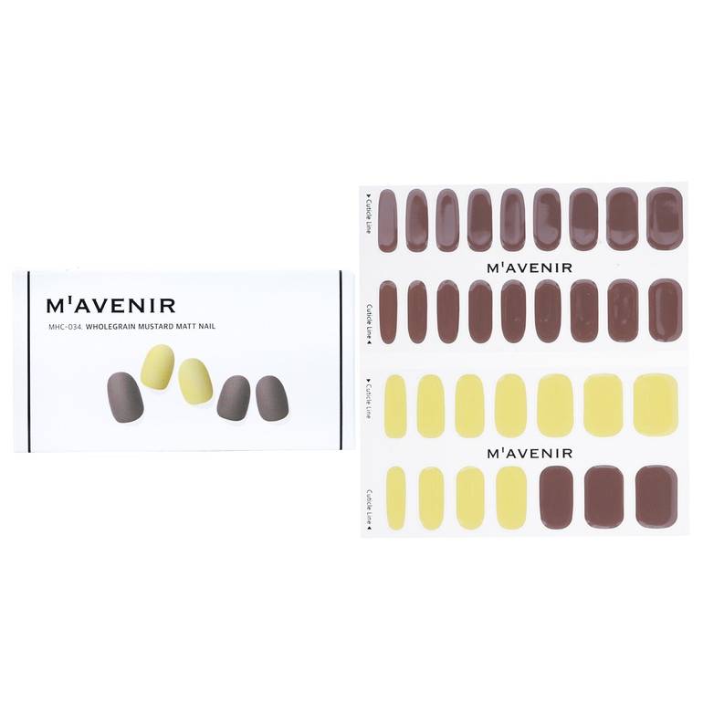 Nail Sticker (Assorted Colour) - # Wholegrain Mustard Matt Nail by Mavenir