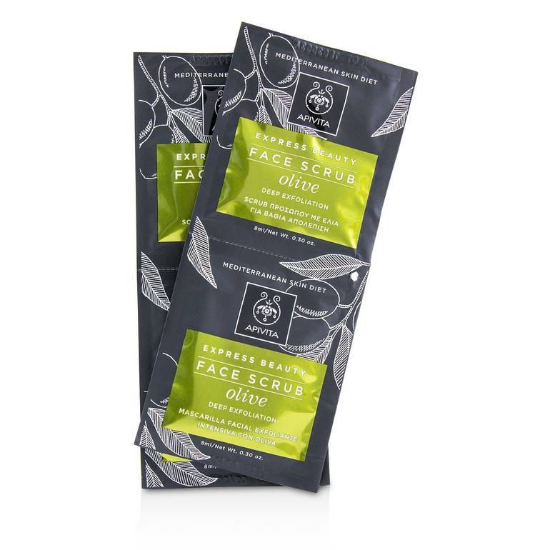 Express Beauty Face Scrub with Olive (Deep Exfoliation) by Apivita