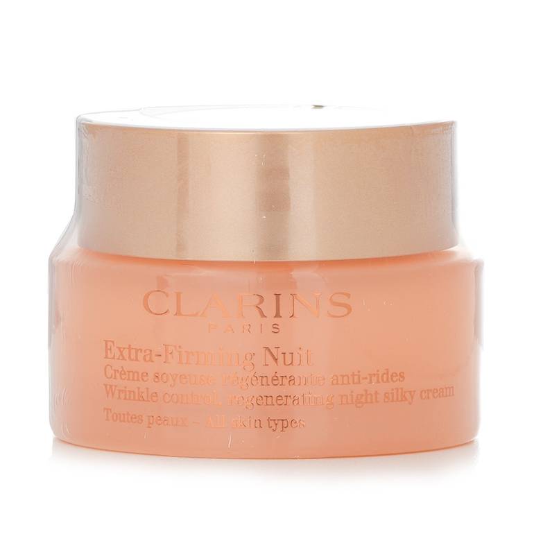 Extra Firming Nuit Wrinkle Control, Regenerating Night Silky Cream (All Skin Type) by Clarins