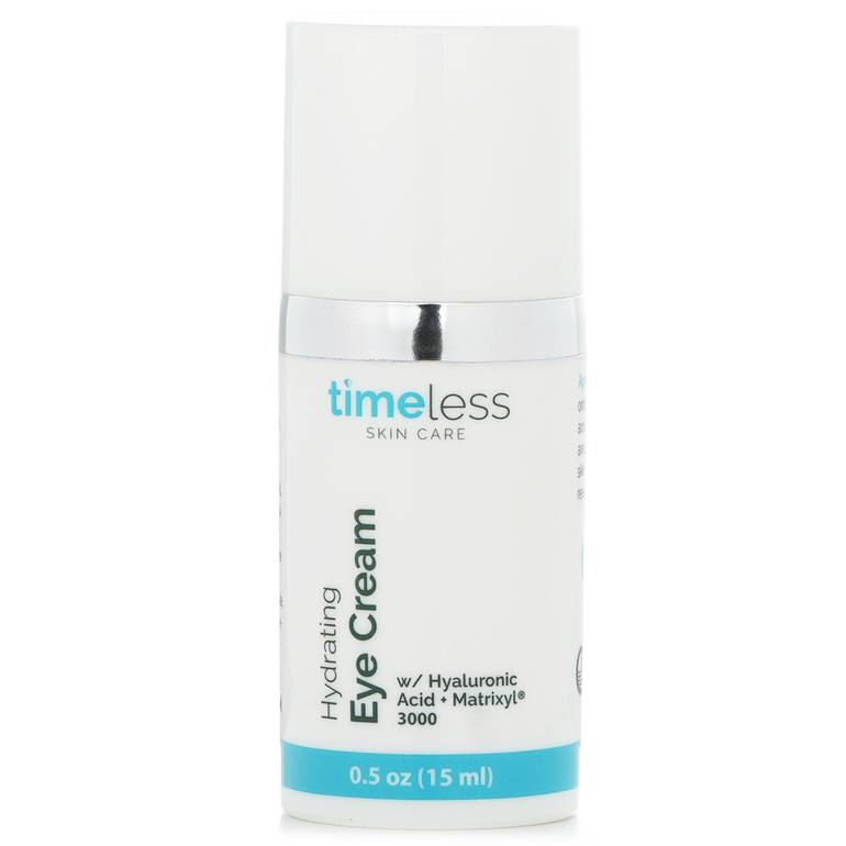 كريم مرطب لبشرة العيون مع حمض الهيالورونيك + Matrixyl 3000 من Timeless Skin Care