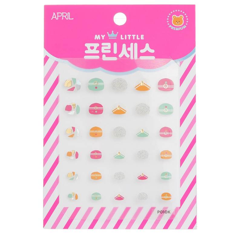 ملصق أظافر الأميرة للأطفال - # P010K من April Korea