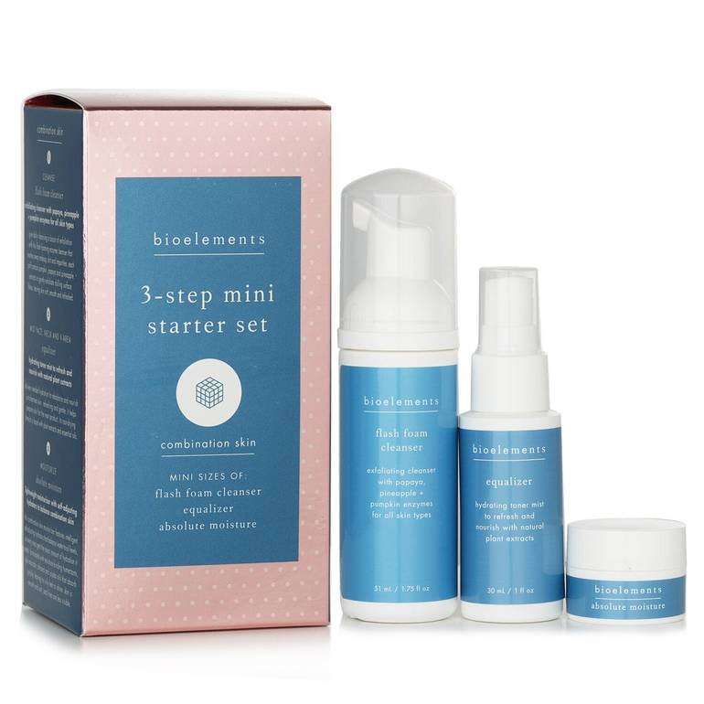 3-Step Mini Starter لمجموعة البشرة المختلطة من Bioelements