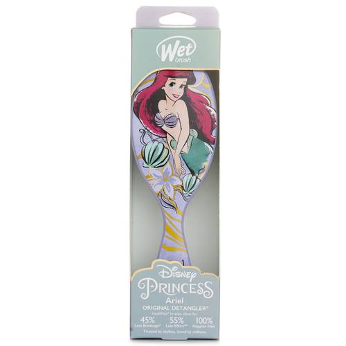 Original Detangler Elegant Disney Princess Ariel Hair Brush by Wet Brush