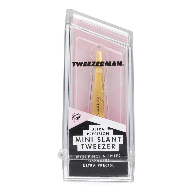 Mini Slant Tweezer Ultra Precision (Tin Coated) (Studio Collection) by Tweezerman