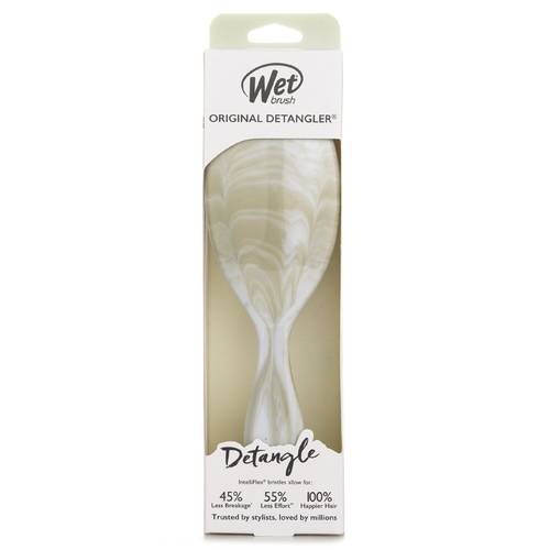 Original Detangler Watercolor Waves Green Hair Brush by Wet Brush