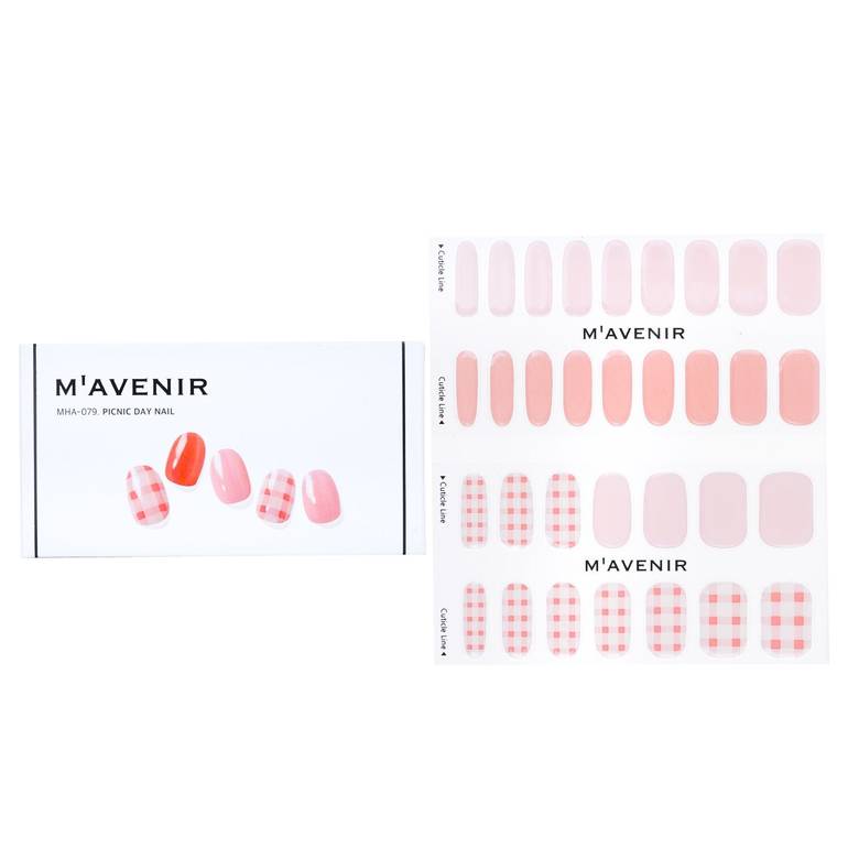 ملصق أظافر (وردي) - # Picnic Day Nail من Mavenir