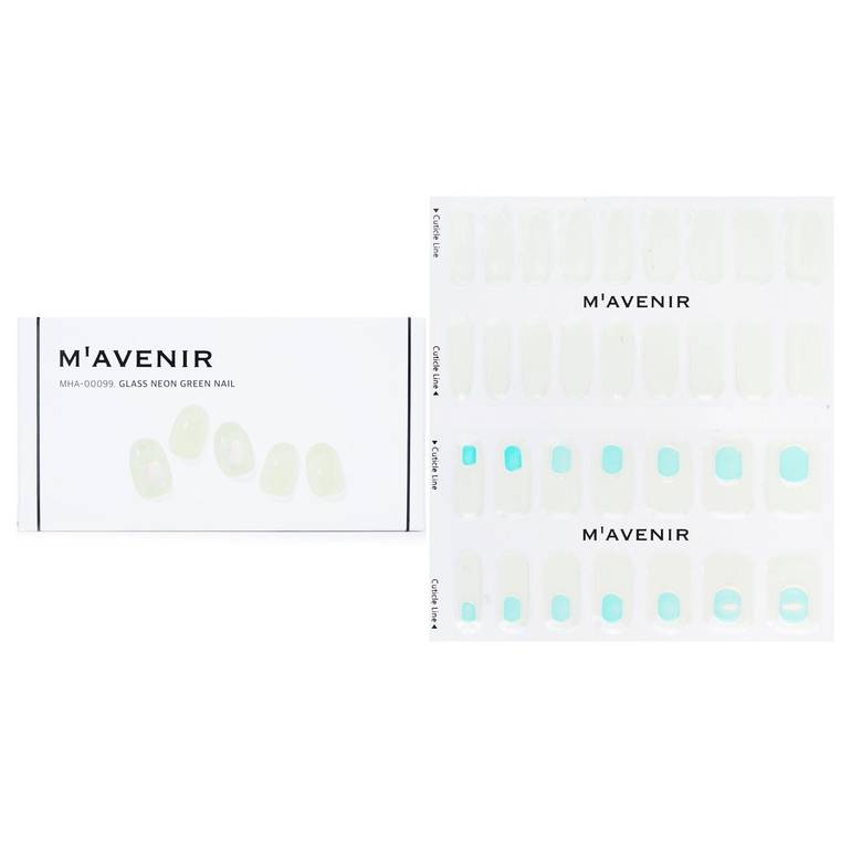 Nail Sticker (Green) - # Glass Neon Green Nail by Mavenir