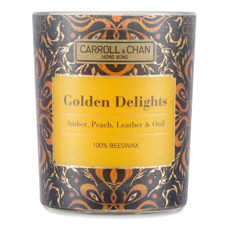 100% Beeswax Votive Candle - Golden Delights by Carroll & Chan