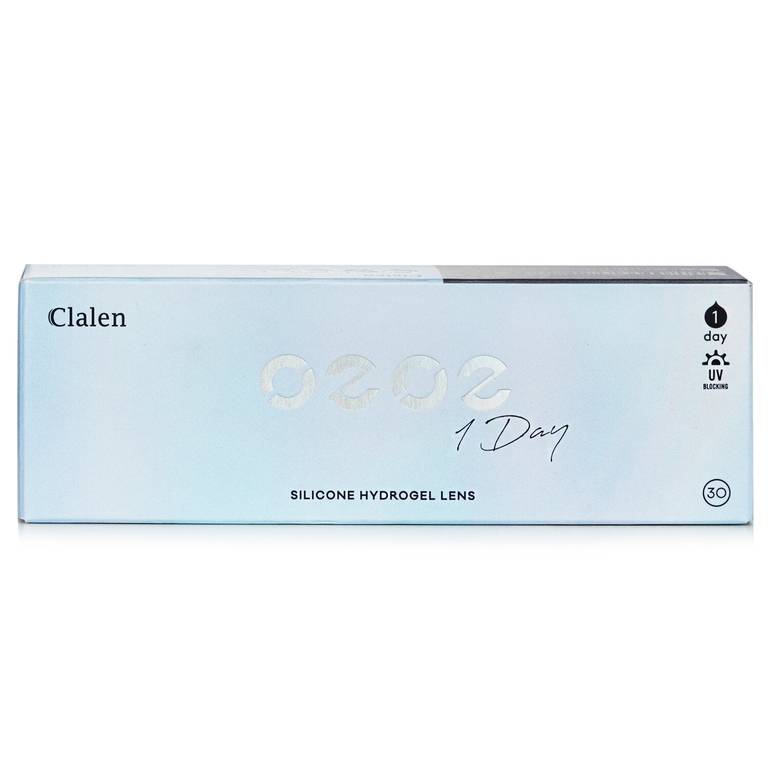 1 Day O2O2 Clear Contact Lenses - -2.50 من Clalen