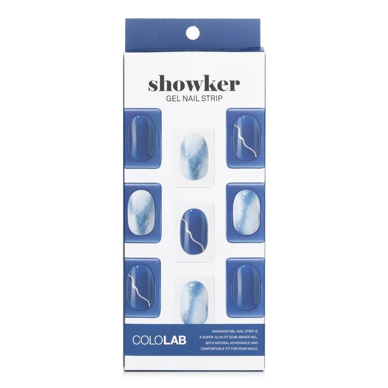 Showker Gel Nail Strip # CNA401 Blackberry Marble من Cololab