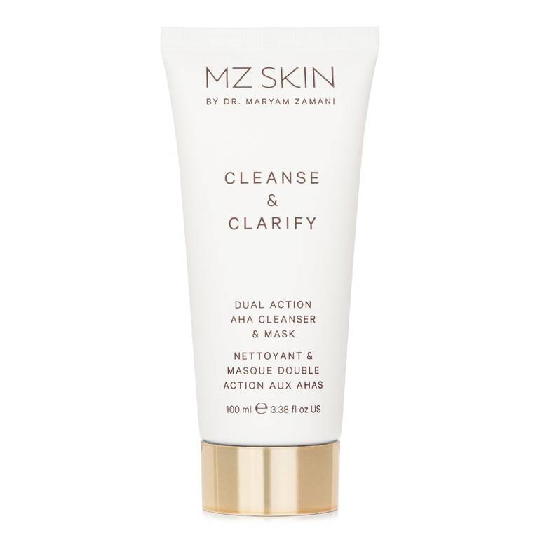 ماسك ومنظف ألفا هيدروكسي ثنائي لتنقية وتنظيف البشرة من MZ Skin
