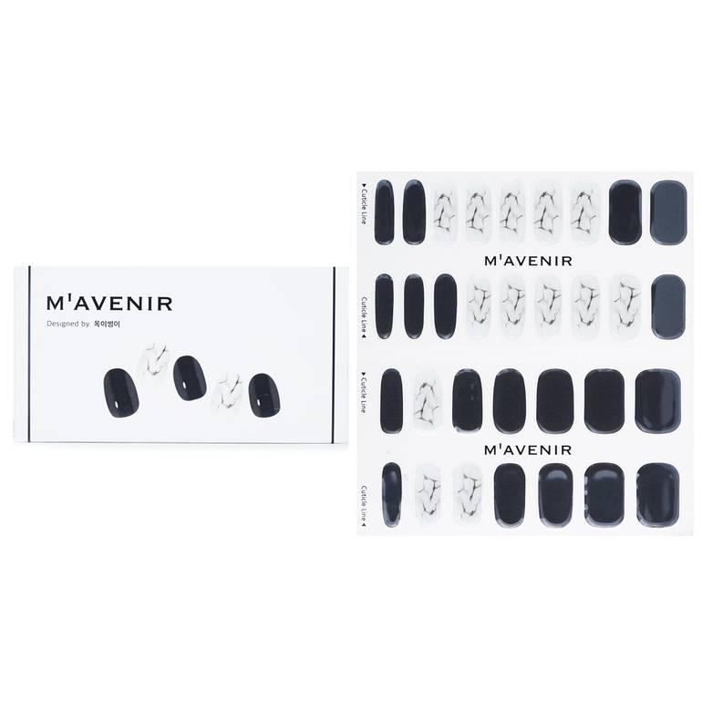 Nail Sticker (Black) - # Marble Nail by Mavenir