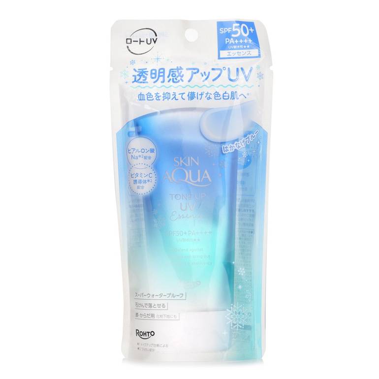 Skin Aqua Tone Up UV Essence - # Blue من Rohto