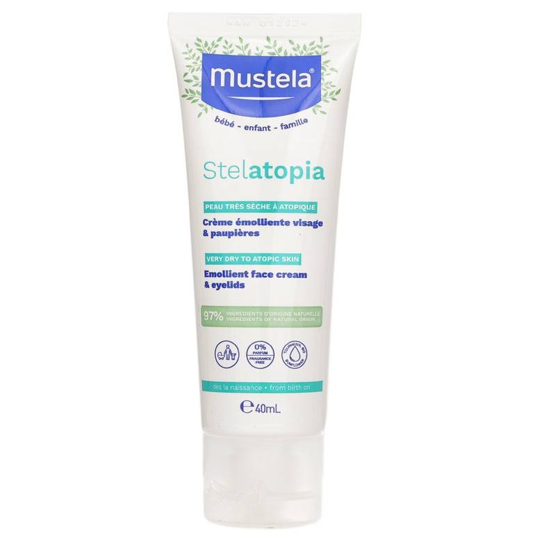 Stelatopia Emollient Cream For Face (Anti Redness Action) من Mustela