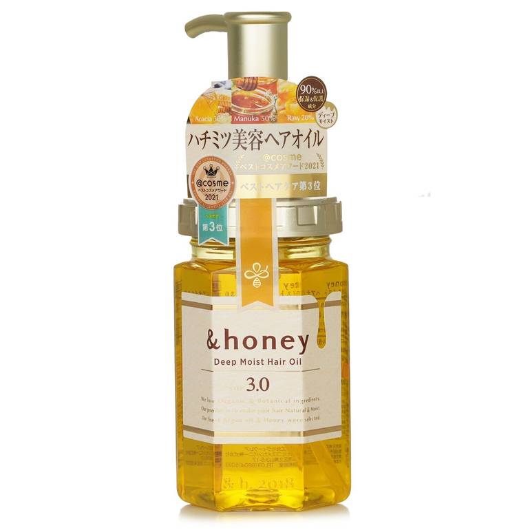 Deep Moist Hair Oil by &honey
