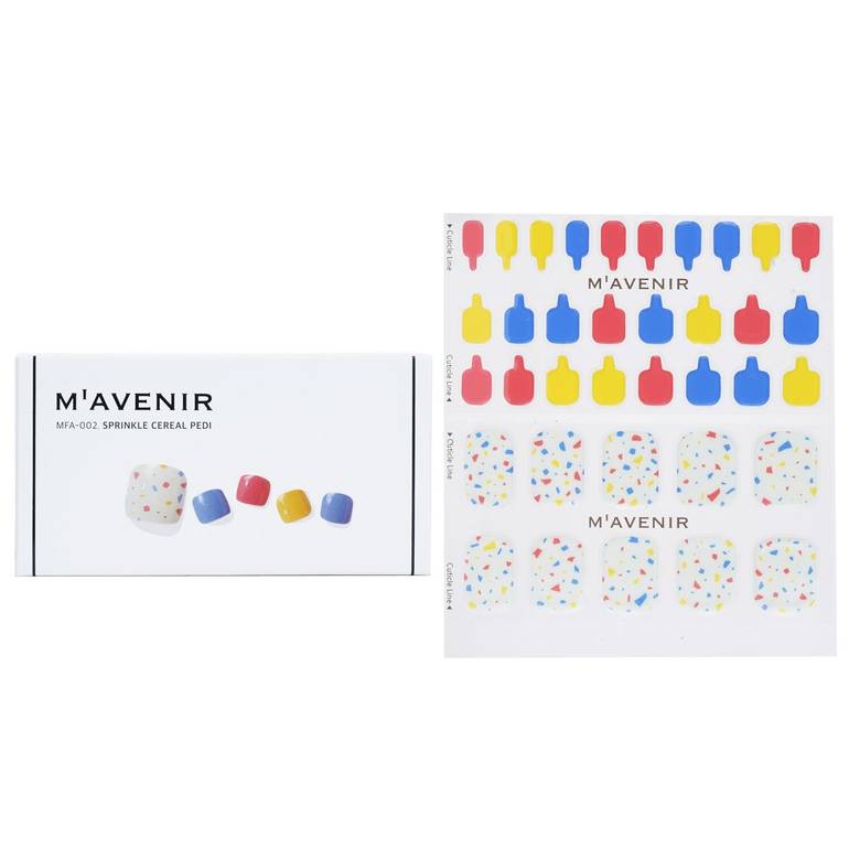 ملصق الأظافر (منقوش) - # Mint Cream Dot Pedi من Mavenir
