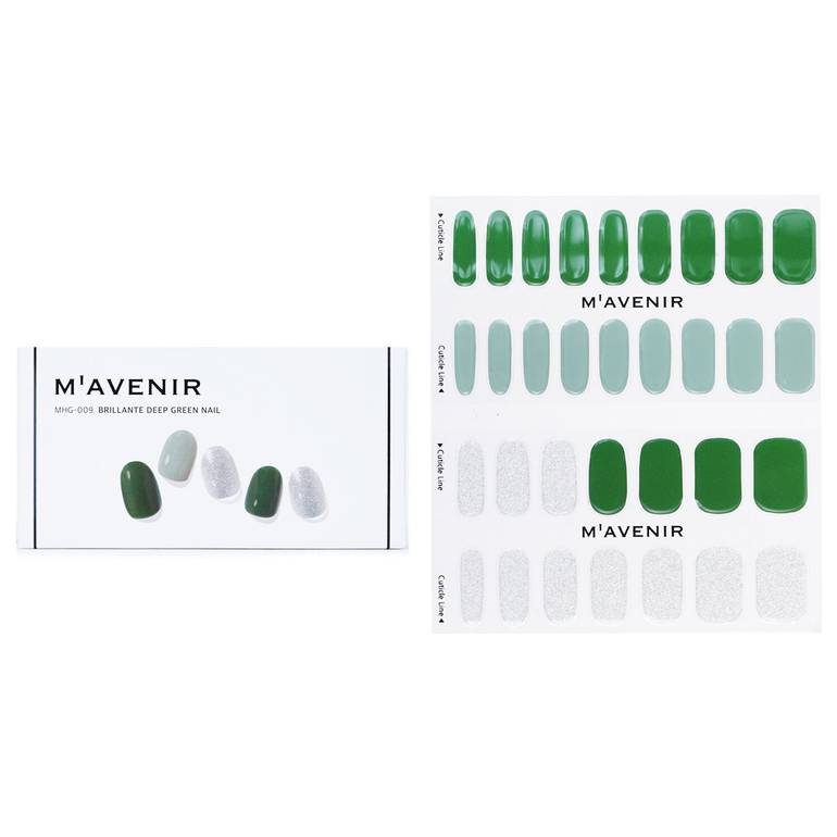 Nail Sticker (Green) - # Brillante Deep Green Nail by Mavenir