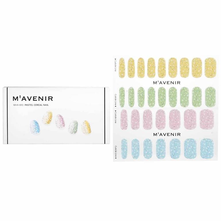 Nail Sticker (Assorted Colour) - # Pastel Cereal Nail by Mavenir