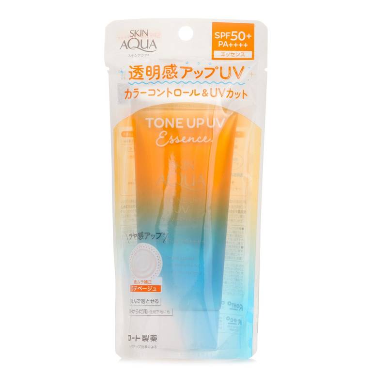 Skin Aqua Tone Up UV Essence - # Latte Beige من Rohto