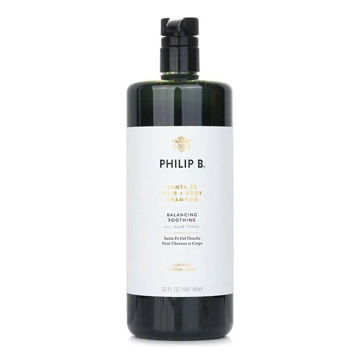 غسول شعر وجسم سانتا في (متوازن مهدئ - لجميع أنواع الشعر) 947ml/32oz من Philip B