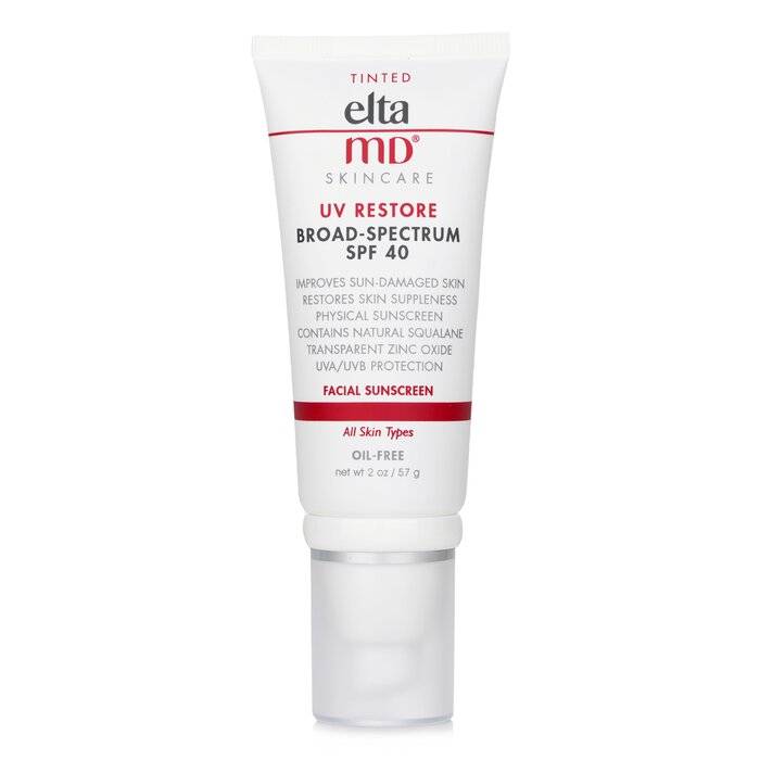 واقي شمسي فيزيائي للوجه UV Restore SPF 40 - ملون (ة البشرة ميدي ب 30 June 2026) 48g/1.7oz من EltaMD