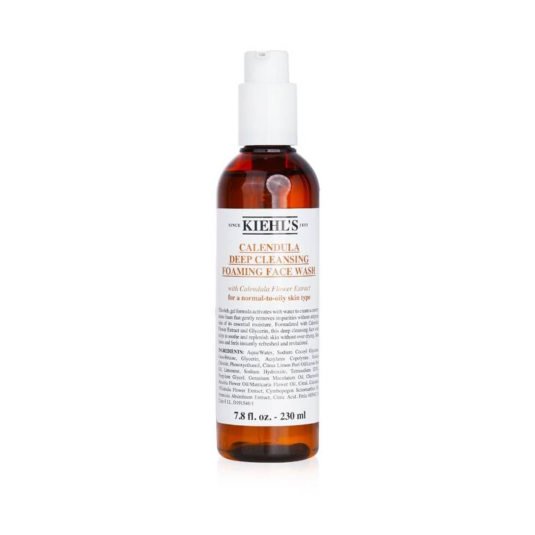 غسول الوجه الرغوي عميق التنظيف بالكاليندولا من Kiehl's