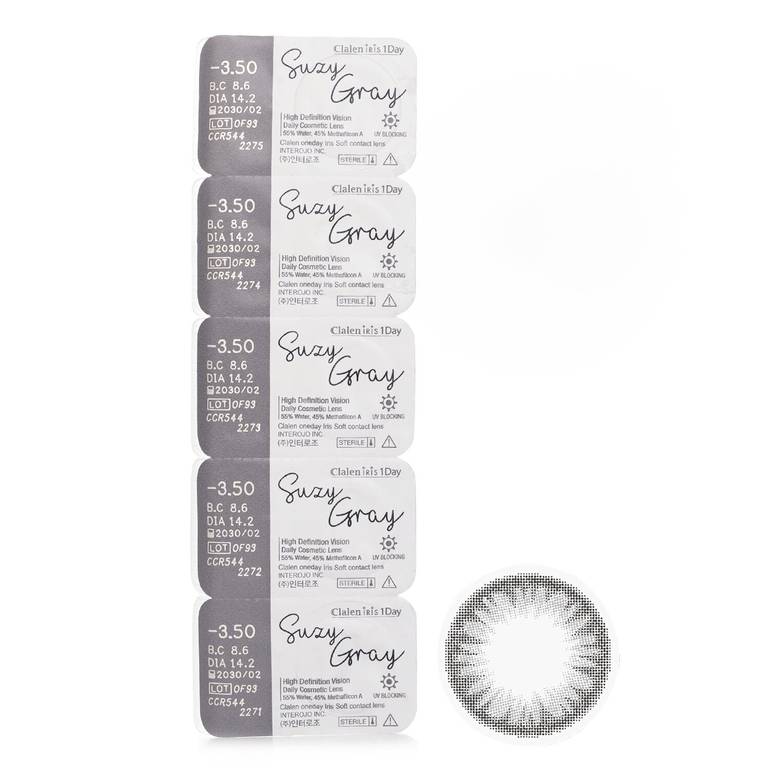 Iris 1Day Suzy Gray -3.50 من Clalen