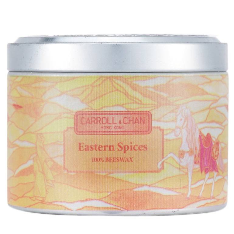 شمع قصديري بشمع العسل 100% - Eastern Spices من Carroll & Chan
