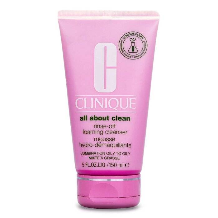 All About Clean Rinse-Off Foaming Cleanser - For Combination Oily to Oily Skin 150ml/5oz by Clinique