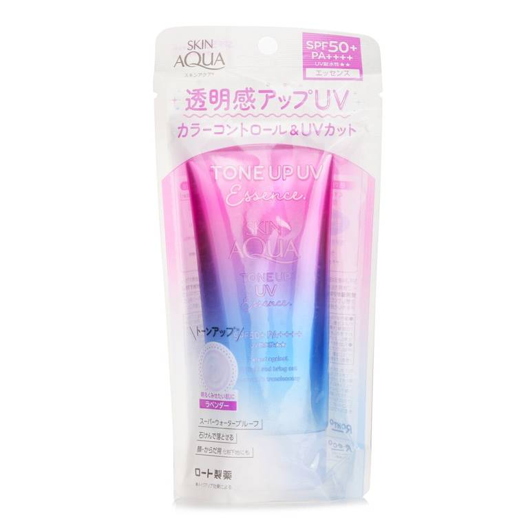 Skin Aqua Tone Up UV Essence - # Lavender by Rohto