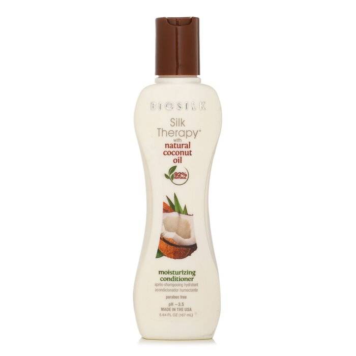 علاج حريري بزيت جوز الهند وبلسم مرطب 167ml/5.64oz من BioSilk