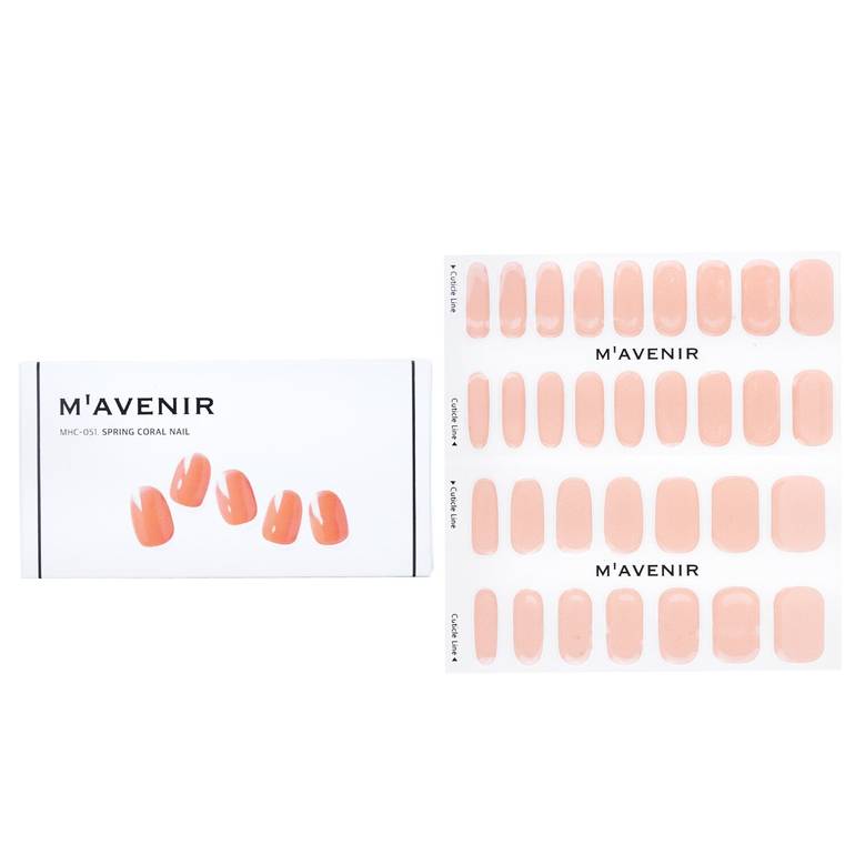 ملصق الأظافر (برتقالي) - # Spring Coral Nail من Mavenir