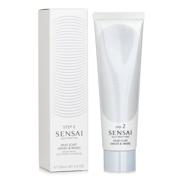 صابون طيني مطهر حريري Sensai Silky - منظف وماسك (علبة جديدة) من Kanebo