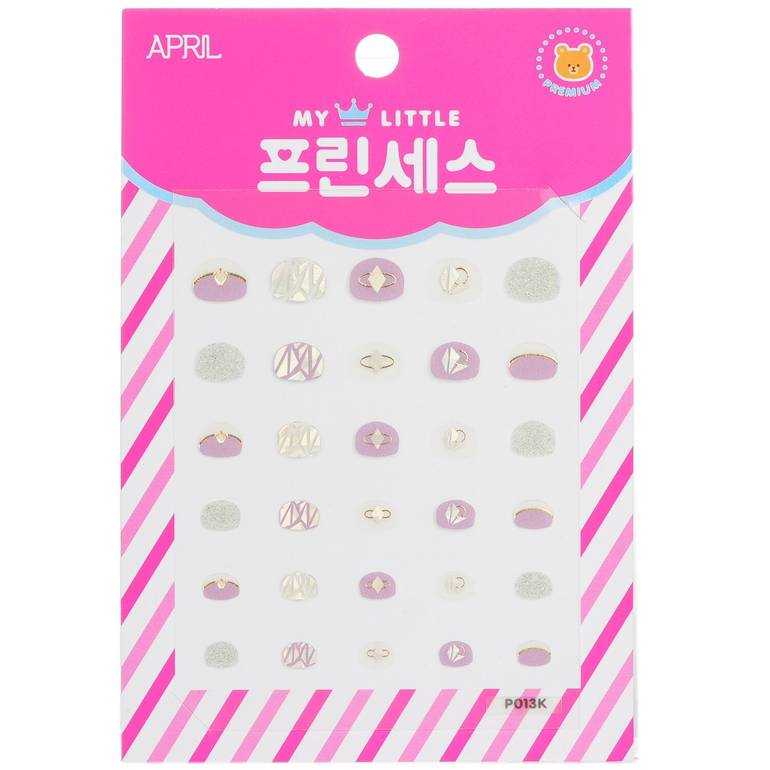 ملصق أظافر الأميرة للأطفال - # P013K من April Korea