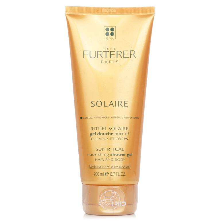جل دش مغذٍ Solaire مع شمع الجوجوبا (للشعر والجسم) من Rene Furterer