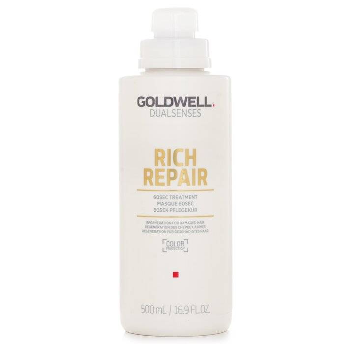 علاج 60 ثانية مرمم كثيف Dual Senses (لتجديد الشعر التالف) من Goldwell