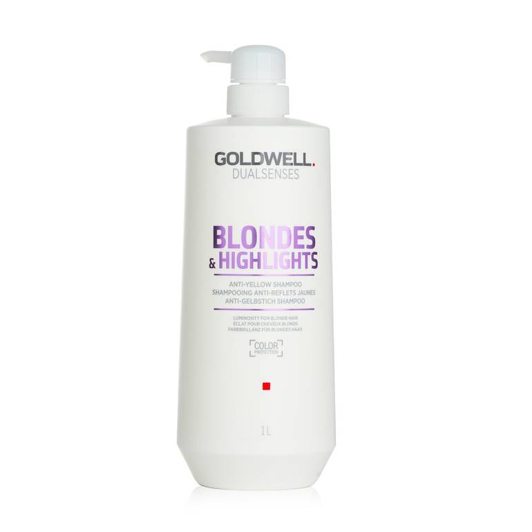 Dual Senses Blondes & Highlights Anti-Yellow Shampoo (Luminosity For Blonde Hair) by Goldwell