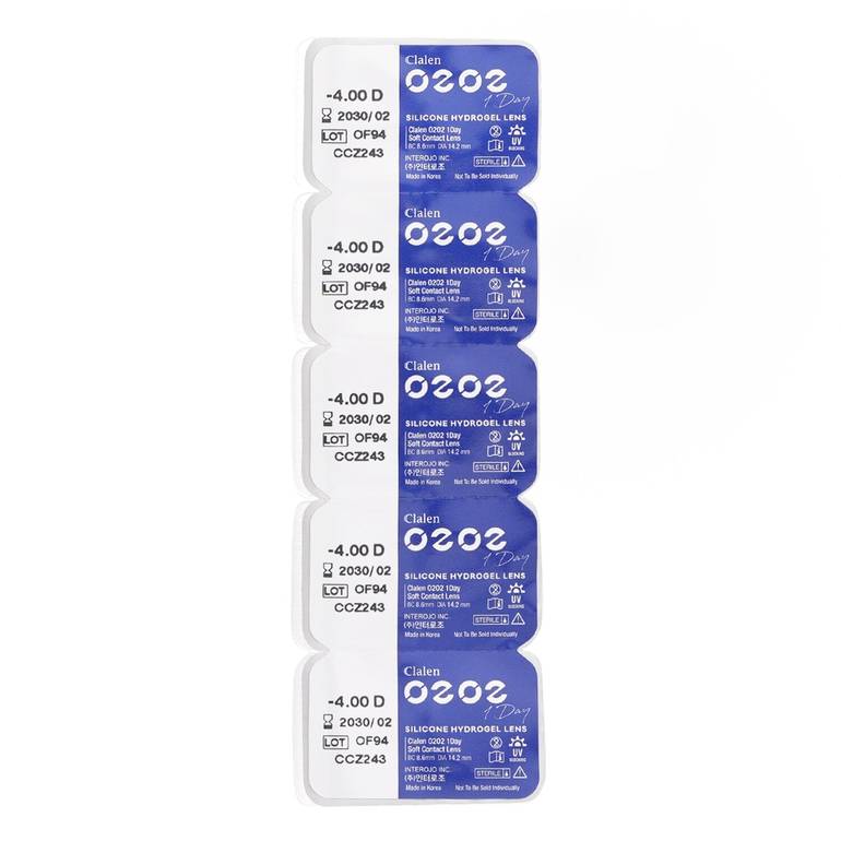 O2O2 Daily Clear -4.00 من Clalen